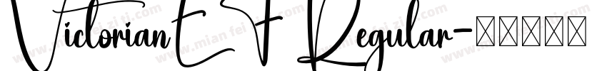 VictorianEF Regular字体转换